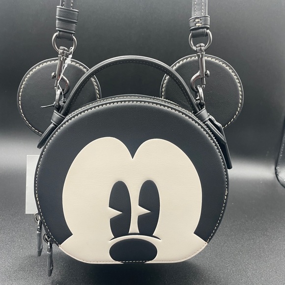 Disney X Coach Mickey Mouse Face Ear Bag - Picture 2 of 16